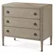 Willow Creek Riverwash Oak 3 Drawer Hillcrest Nightstand