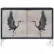 Origins Black Lacquer 1 Shelve Heron Chest