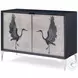 Origins Black Lacquer 1 Shelve Heron Chest