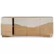 Origins Wooden Citrine And Sesame Strata 4 Doors Credenza