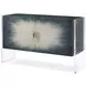 Panos Cream and Blue 2 Door Accent Cabinet