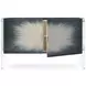 Panos Cream and Blue 2 Door Accent Cabinet