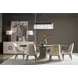 Panos Cream and Blue 4 Door Sideboard