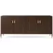 Spencer Green Park Fumed and Gold 4 Door Lane Sideboard