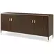 Spencer Green Park Fumed and Gold 4 Door Lane Sideboard