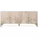Bouquet Buttercream and Beige 4 Door Sideboard