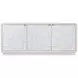 Coastal Sandbar 3 Door Amelia Credenza with Wallpaper