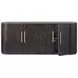 Judith Leiber Couture Bourbon and Gold 4 Door Quartz Top Encore Sideboard