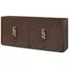 Orbis Pyramid Brown 4 Door Timberline Sideboard