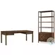 Surrey Brownstone 60" Drawer Home Office Set