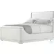 Hudson Pebble Grey Upholstered Queen Panel Bed
