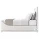 Hudson Pebble Grey Upholstered Queen Panel Bed
