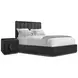 Spencer ST James Onyx and Deep Brown Panel Bedroom Set