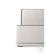 Hudson Pebble Grey Upholstered Queen Panel Bed