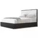 Spencer ST James Cream and Onyx Upholstered Panel Bedroom Set