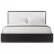 Spencer ST James Cream and Onyx Upholstered Panel Bedroom Set