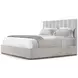Spencer ST James Argento and Deep Brown King Panel Bed