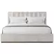 Spencer ST James Argento and Deep Brown King Panel Bed