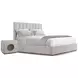 Spencer ST James Argento and Deep Brown King Panel Bedroom Set