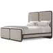 Judith Leiber Couture Bourbon and Beige Upholstered Brio Panel Bedroom Set