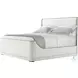 Hudson Pebble Grey Upholstered California King Panel Bed