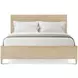 Balboa Coastal Gray California King Panel Bed