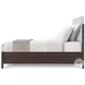 Urbane Campfire Upholstered California King Panel Bed