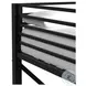 Delilah Black Full Loft Bed