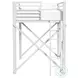 Delilah White Full Loft Bed