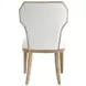 Tally White Performance Fabric Dining Chair