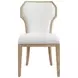 Tally White Performance Fabric Dining Chair
