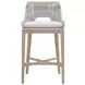 Tapestry Pumice Performance Fabric Upholstered Outdoor Bar Stool