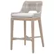 Tapestry Pumice Performance Fabric Upholstered Outdoor Bar Stool