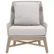 Tapestry Pumice Performance Fabric Upholstered Outdoor Club Chair