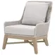 Tapestry Pumice Performance Fabric Upholstered Outdoor Club Chair