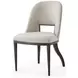 TA Studio Gray Performance Fabric Upholstered Side Chair