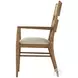 Nova Dawn And Draper Performance Fabric Ladder Back Dining Arm Chair
