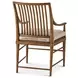 Nova III Beige Performance Fabric Upholstered Dining Arm Chair Set of 2