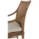Nova III Beige Performance Fabric Upholstered Dining Arm Chair Set of 2