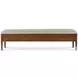 Nova Dusk And Draper Performance Fabric 62" Rectangular Bench