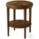Nova Dusk 2 Tiered 18" Round Side Table
