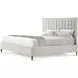 TA Studio Rowan and Gray Performance Fabric California King Upholstered Panel Bed