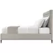 TA Studio Rowan and Gray Performance Fabric California King Upholstered Panel Bed