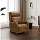 Taylor Elwood Saddle Leather Power Recliner with Power Headrest and USB Charging