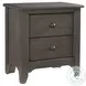 Taylor Dusk 2 Drawer Nightstand
