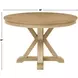 Rylie Natural 48" Round Dining Table