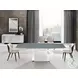 Olivia Gray And White Extendable Dining Table