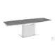 Olivia Gray Glass And White Motorized Extendable Dining Table