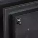 Canyon Black Square Cocktail Table with Casters