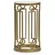 Serenelle Burnished Brass Rectangular Glass Top Occassional Table Set